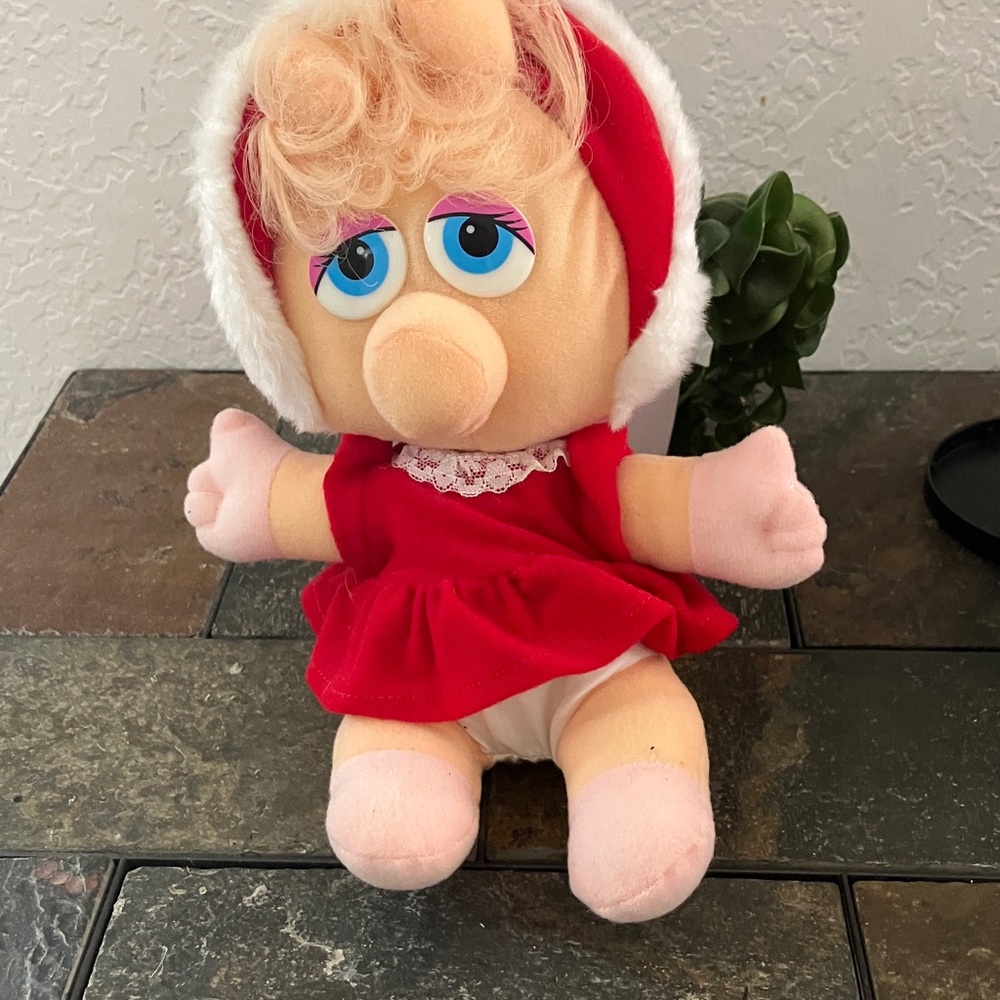 Miss Piggy Plush 10 Inch 1987